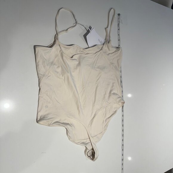 NWT lululemon Nulu Corsetry Bodysuit Sz XL Light Ivory - Picture 5 of 7